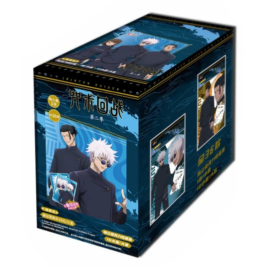 Jujutsu Kaisen Anime Trading Card Booster Box - JJK Collection Cards | Sealed Pack with Rare Characters & Holographic Inserts