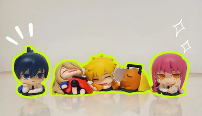 Chainsaw Man Anime Sleep Series Figurine Set 3cm