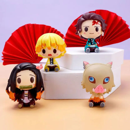 Anime Demon Slayer Blind Bag 4pcs Set
