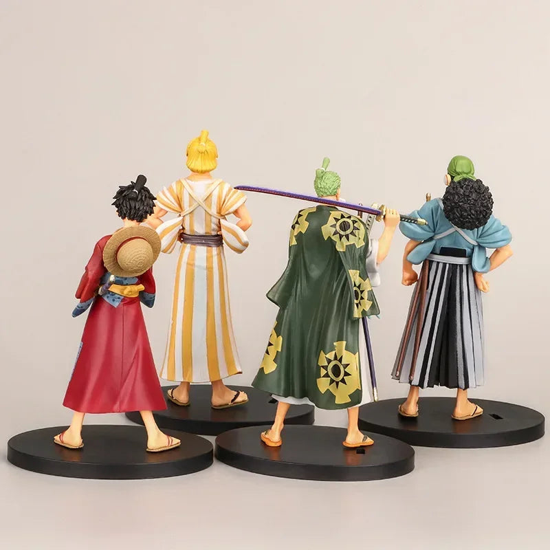 One Piece Wano Country Arc Action Figure Set - 18cm Collectible Anime Figures