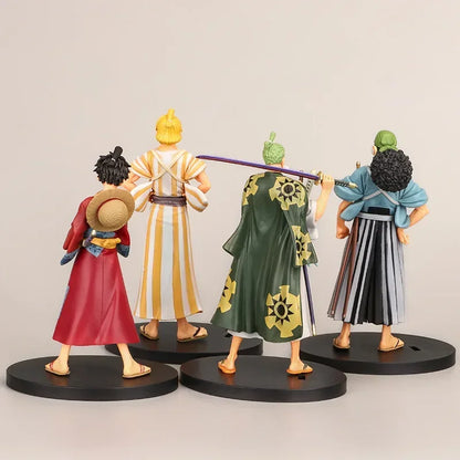 One Piece Wano Country Arc Action Figure Set - 18cm Collectible Anime Figures