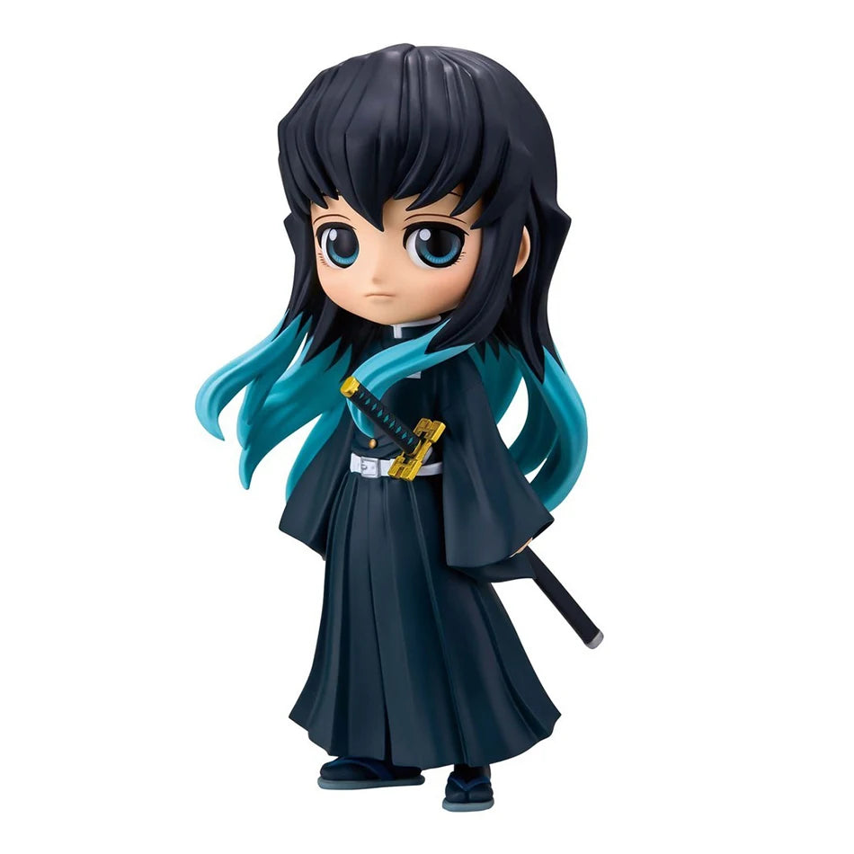 Banpresto Demon Slayer Q Posket Petit Figure Set - Kimetsu no Yaiba Anime Collectible Action Figures 15cm