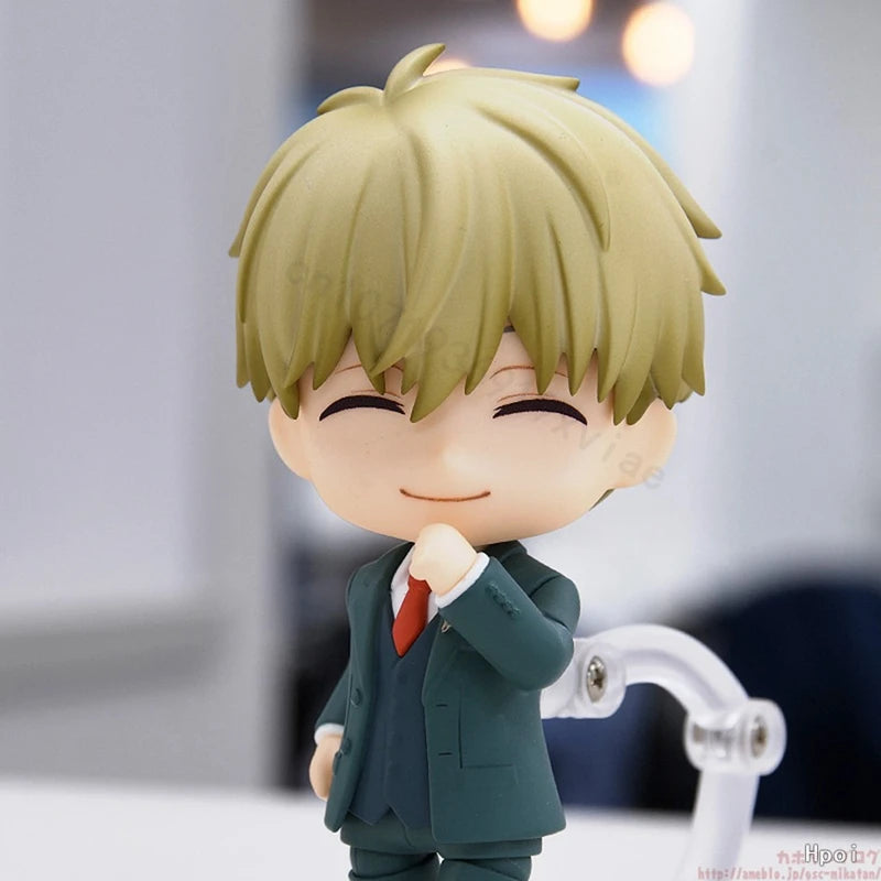 Spy x Family Nendoroid Figure Set - Loid, Anya & Yor Forger Collectible Anime Figurines - 10cm