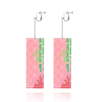 Demon Slayer Kimetsu no Yaiba Acrylic Earrings Jewelry