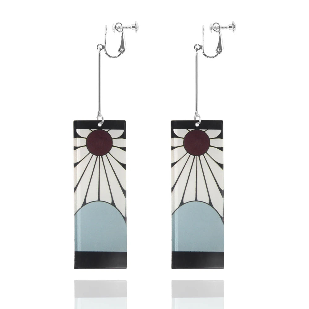 Demon Slayer Kimetsu no Yaiba Acrylic Earrings Jewelry