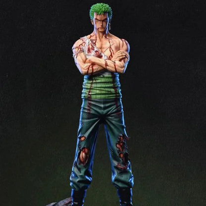 One Piece Dream Studio Battle Injured Luffy Zoro Sanji Resin Statue Set 30cm