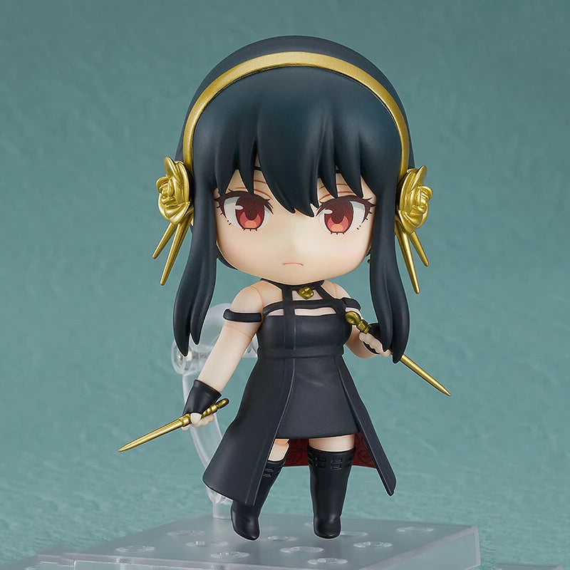 Spy x Family Nendoroid Figure Set - Loid, Anya & Yor Forger Collectible Anime Figurines - 10cm