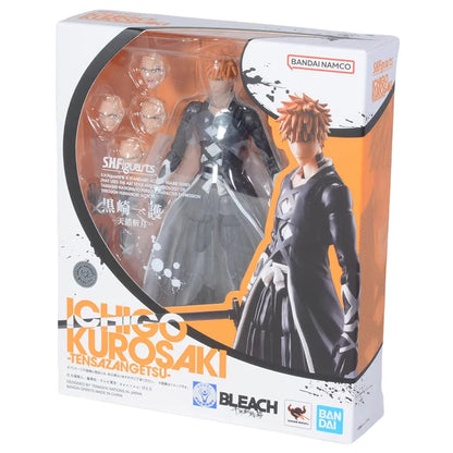 Bleach Thousand-Year Blood War S.H.Figuarts Action Figure Set - Ichigo, Renji, Byakuya, Kenpachi 15cm