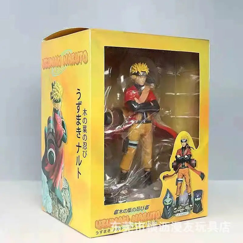 Naruto Uzumaki Sage Mode Action Figure | Shippuden PVC Figurine with Base 23CM