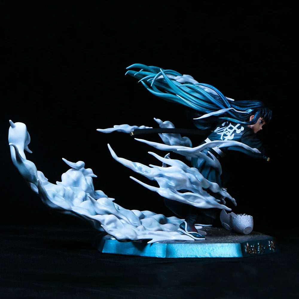 Demon Slayer Muichiro Tokito Figure - Breath of Mist Hashira Anime Statue 19cm