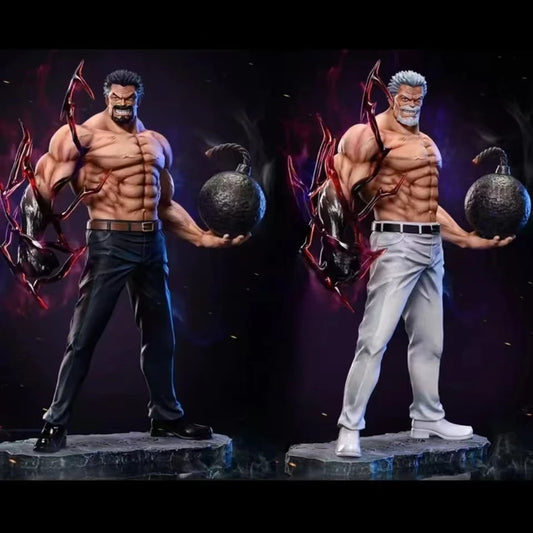 One Piece Monkey D. Garp Figure - Iron Fist Naval Hero PVC Statue 26cm
