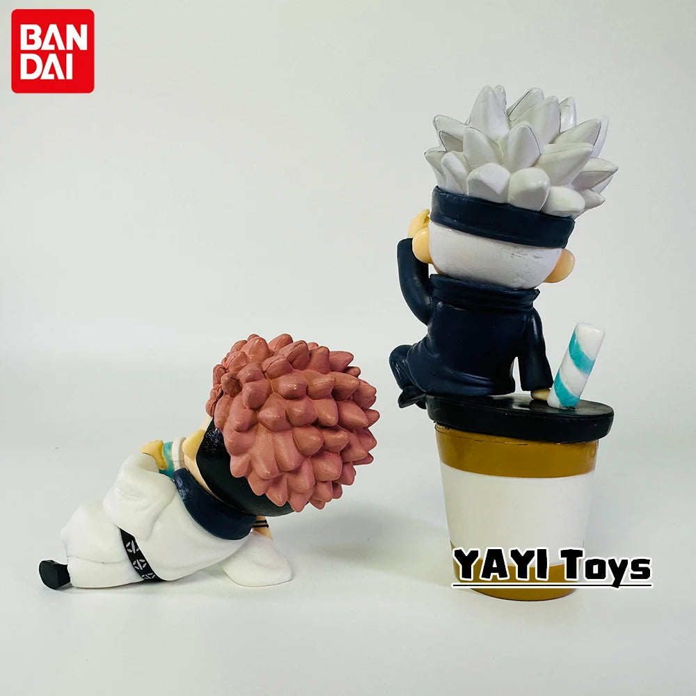 Jujutsu Kaisen Anime Figure Set - Sorcerers & Snacks Edition (6-Piece Collectible)