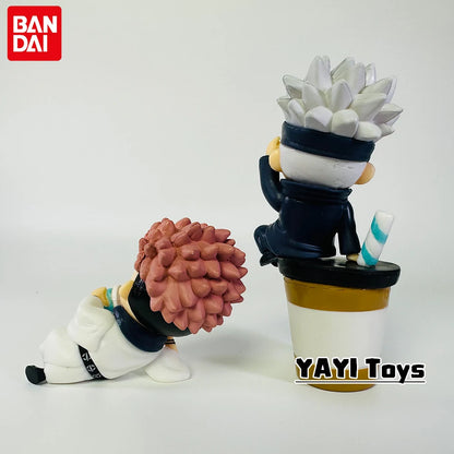 Jujutsu Kaisen Anime Figure Set - Sorcerers & Snacks Edition (6-Piece Collectible)