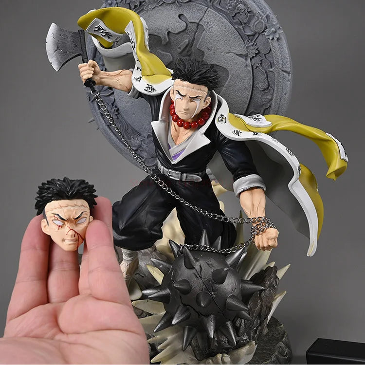 Demon Slayer Himejima Gyomei PVC Statue Figure | Stone Hashira Anime Collectible 41cm