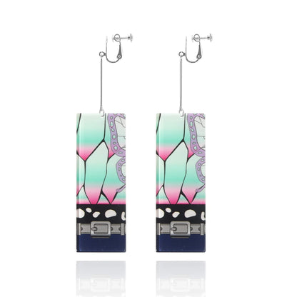 Demon Slayer Kimetsu no Yaiba Acrylic Earrings Jewelry