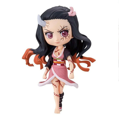 Banpresto Demon Slayer Q Posket Petit Figure Set - Kimetsu no Yaiba Anime Collectible Action Figures 15cm