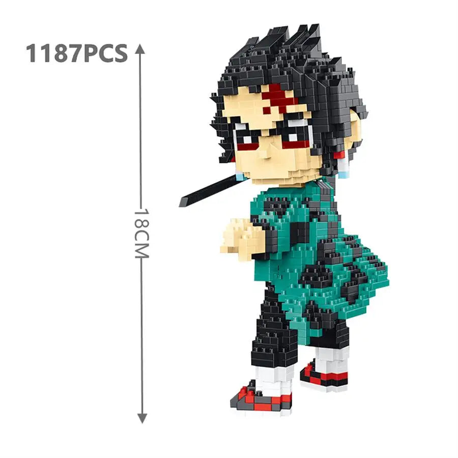 Hot Anime Demon Slayer Building Blocks Kimetsu No Yaiba