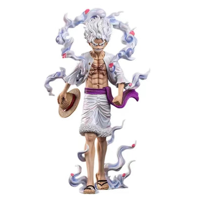 One Piece Monkey D. Luffy Gear 5 Nika Figure - Dynamic Anime Action Statue Collectible 23cm