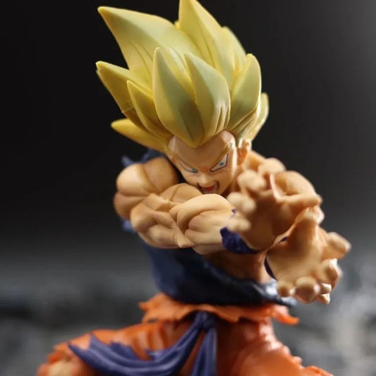 Dragon Ball Z Super Saiyan Goku Kamehameha Action Figure 6cm