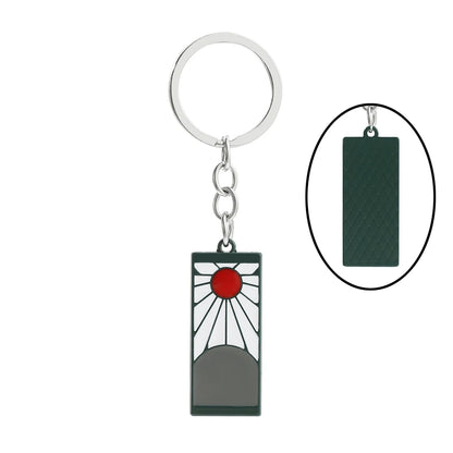 Fashion Anime Demon Slayer Hanafuda Keychain