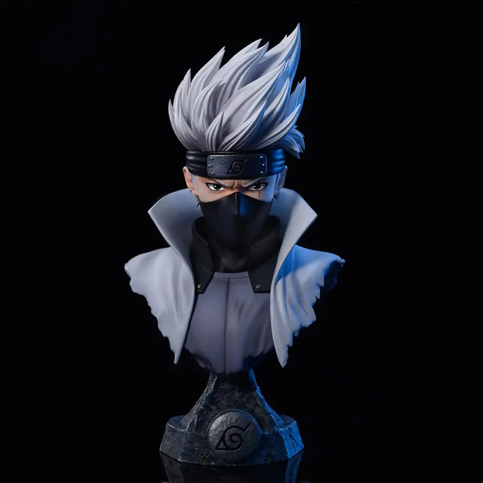 Naruto Shippuden Anime Character Bust Collection | Hokage & Uchiha Clan Figures Set | Premium PVC Statue Collectibles 10-14cm
