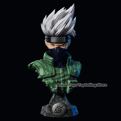 Naruto Shippuden Anime Character Bust Collection | Hokage & Uchiha Clan Figures Set | Premium PVC Statue Collectibles 10-14cm
