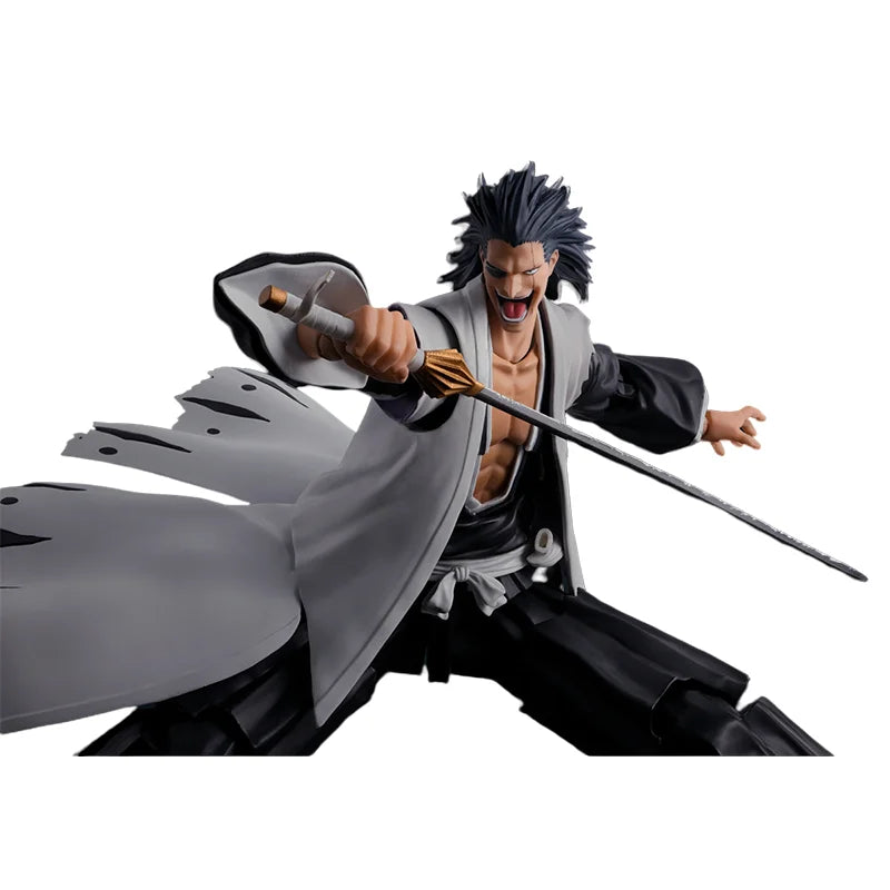 Bleach Thousand-Year Blood War S.H.Figuarts Action Figure Set - Ichigo, Renji, Byakuya, Kenpachi 15cm