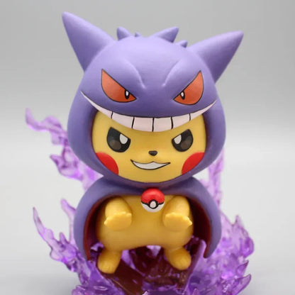 Pokemon Pokemon Pikachu Cosplay Gengar & Charizard Figurine Set - 12cm