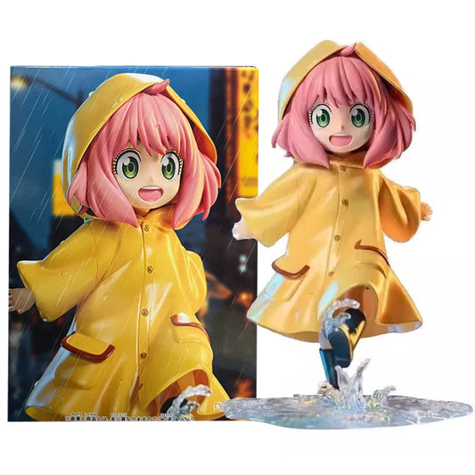 Spy x Family Anya Forger Raincoat Anime Figure - Premium PVC Collectible Statue 12.5CM