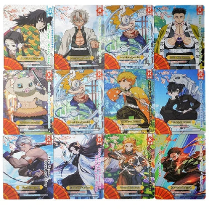 Flash Demon Slayer Cards Mugen Train SSP Card Ultra Rare Card Character Collection Card