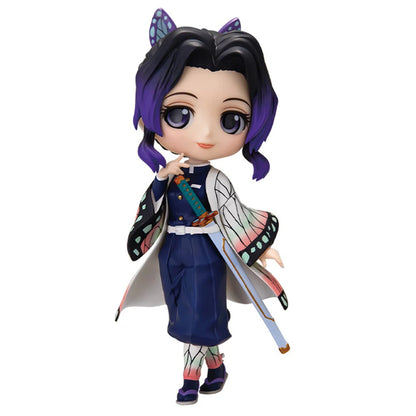 Banpresto Demon Slayer Q Posket Petit Figure Set - Kimetsu no Yaiba Anime Collectible Action Figures 15cm