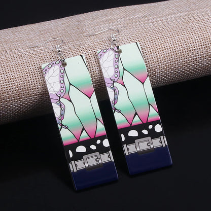 Demon Slayer Kimetsu no Yaiba Acrylic Earrings Jewelry
