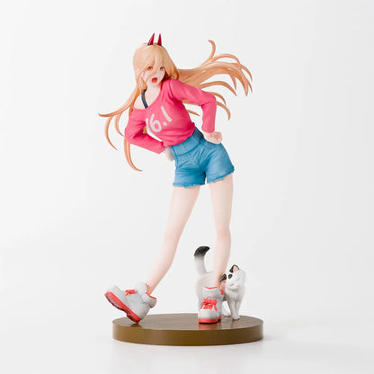 SEGA Luminasta Chainsaw Man Power Figure | Meowy Included | 15cm