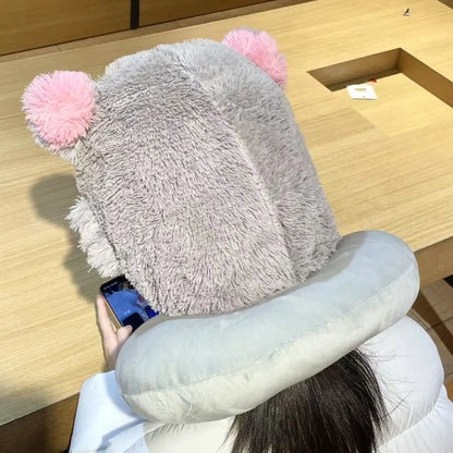 Demon Slayer Inosuke Hashibira Pig Head Plush Hat | Cosplay Headgear & Warm Cap