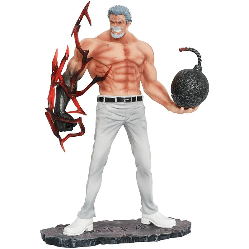 One Piece Monkey D. Garp Figure - Iron Fist Naval Hero PVC Statue 26cm