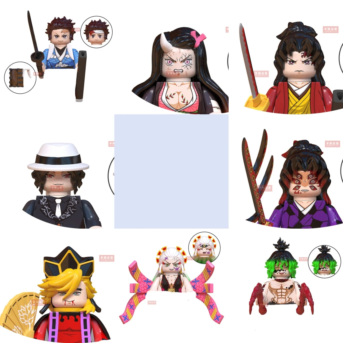 Demon Blocks Demon Slayer Anime Bricks Building Blocks – Sought Afters