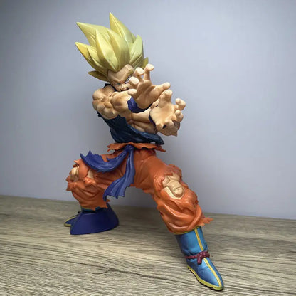 Dragon Ball Z Super Saiyan Goku Kamehameha Action Figure 6cm
