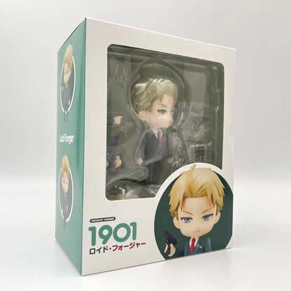 Spy x Family Nendoroid Figure Set - Loid, Anya & Yor Forger Collectible Anime Figurines - 10cm