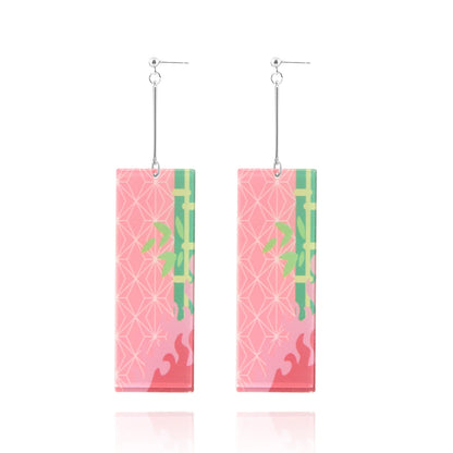 Demon Slayer Kimetsu no Yaiba Acrylic Earrings Jewelry