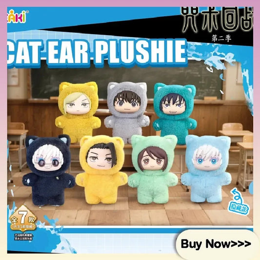 EAKI Jujutsu Kaisen Cat Paradise Party Plush Blind Box - Collectible Anime Figure Plushies