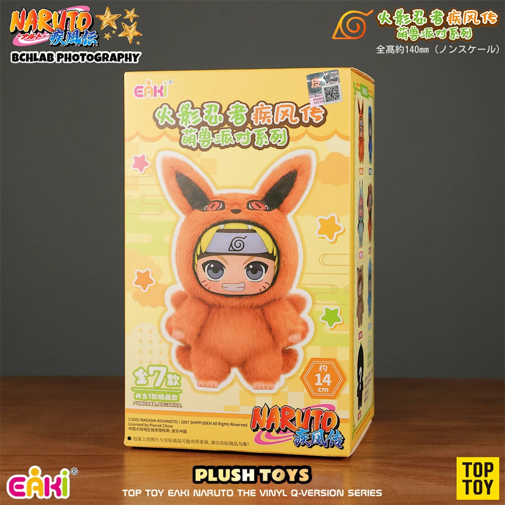 Naruto Shippuden Cute Beast Party Series Plush Blind Box – Collectible Anime Chibi Figures | Authentic Top Toy Eaki Plushies