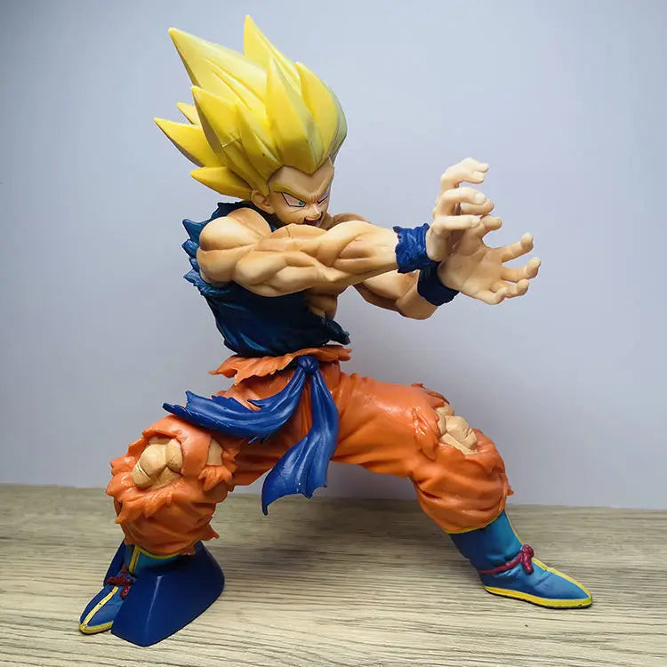 Dragon Ball Z Super Saiyan Goku Kamehameha Action Figure 6cm