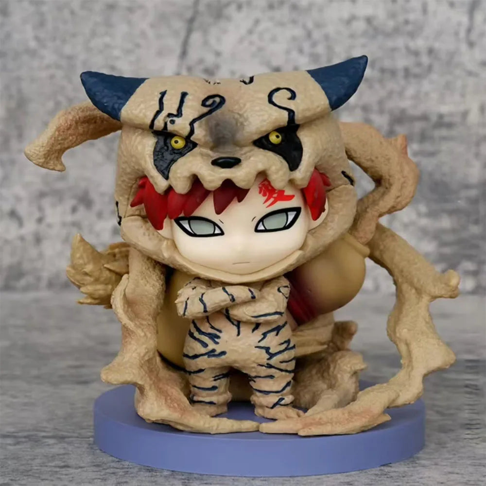 Naruto Shippuden Gaara Shukaku Mode Chibi Figure | Sand Village Kazekage Action Figure