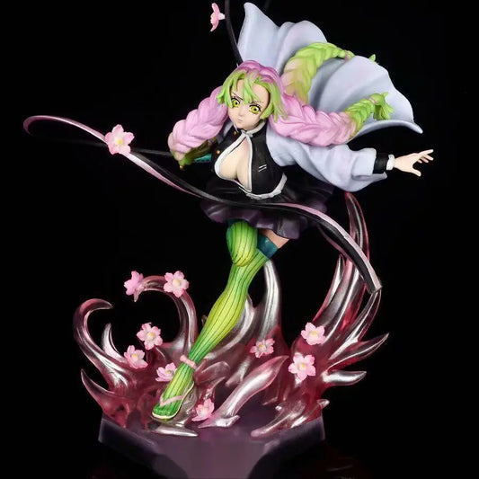Demon Slayer Mitsuri Kanroji Figure - Love Hashira PVC Action Statue 22cm
