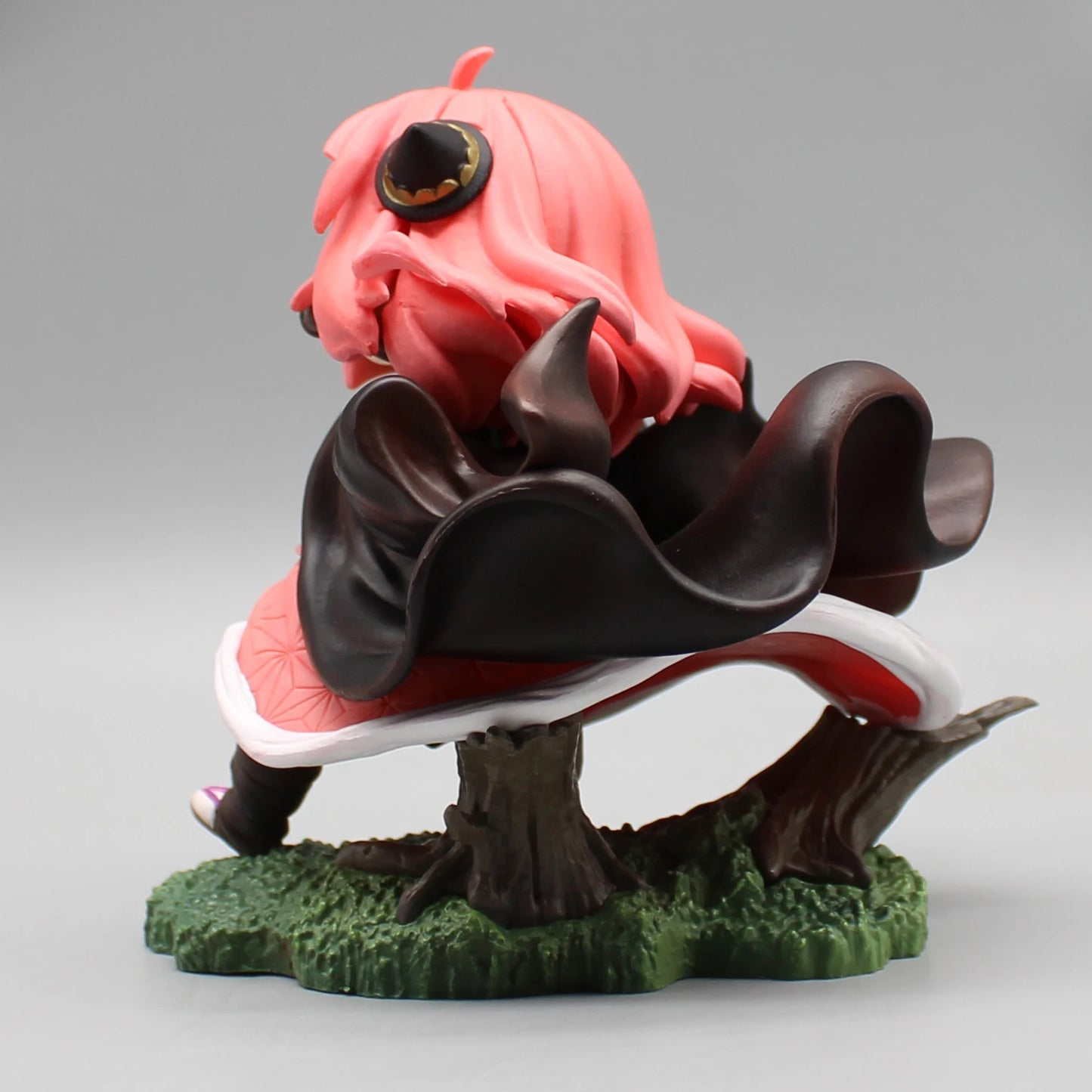 SPY×FAMILY Anya Forger x Demon Slayer Nezuko Cosplay Anime Action Figure 12cm