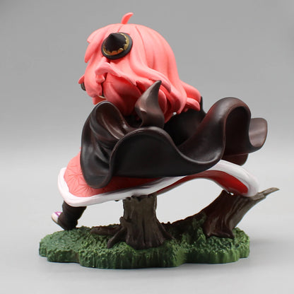 SPY×FAMILY Anya Forger x Demon Slayer Nezuko Cosplay Anime Action Figure 12cm
