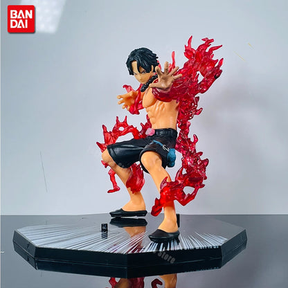 One Piece Action Figure Set: Luffy, Zoro, Sanji, Ace | Premium Anime Collectible PVC Model Figures