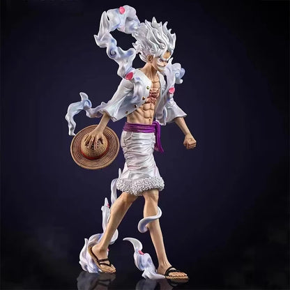 One Piece Monkey D. Luffy Gear 5 Nika Figure - Dynamic Anime Action Statue Collectible 23cm