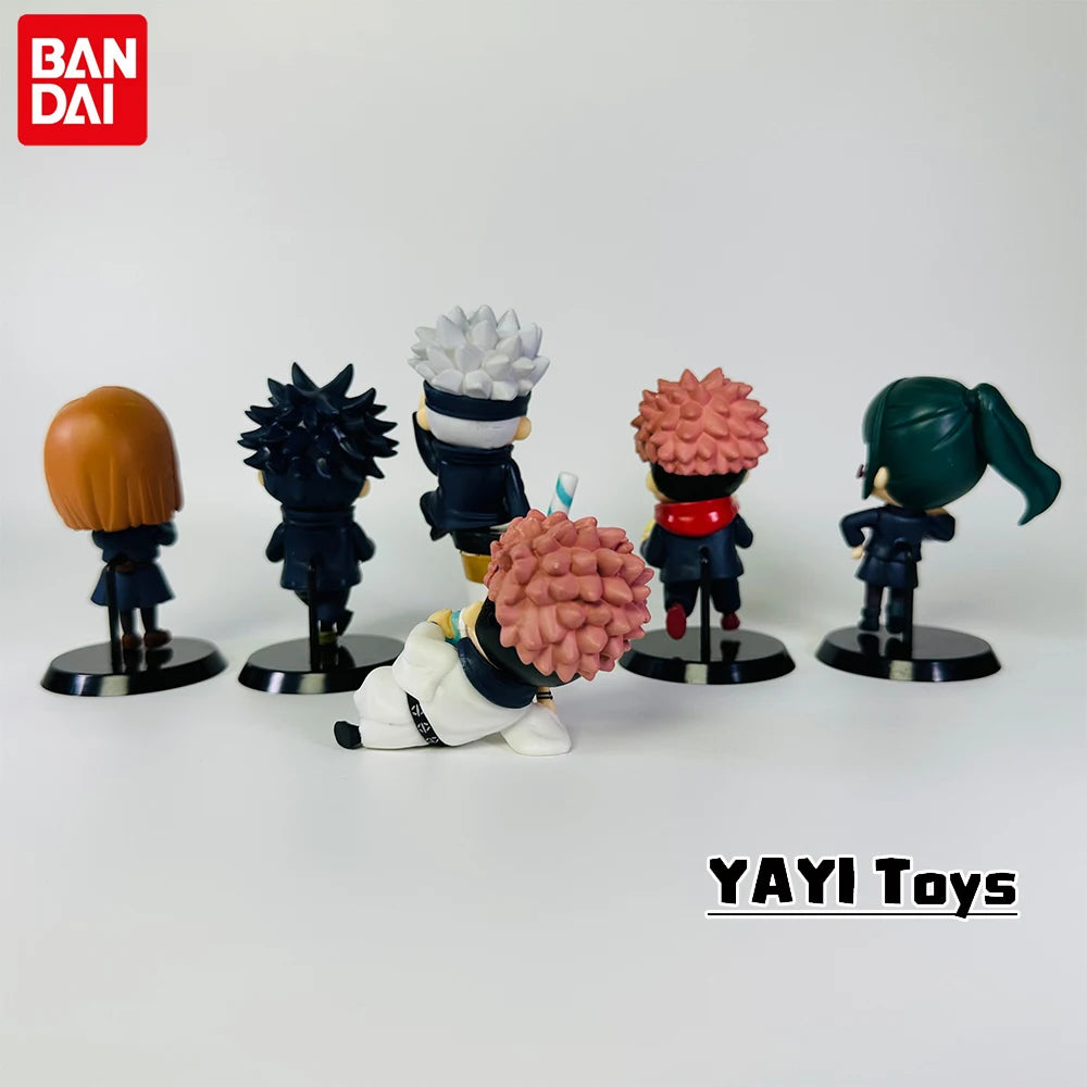 Jujutsu Kaisen Anime Figure Set - Sorcerers & Snacks Edition (6-Piece Collectible)