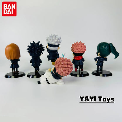 Jujutsu Kaisen Anime Figure Set - Sorcerers & Snacks Edition (6-Piece Collectible)